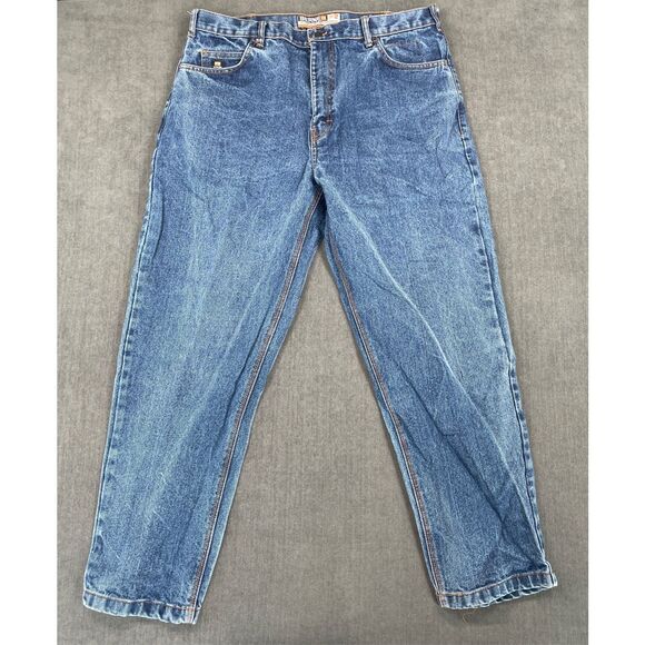 Berne FR Jeans Mens 40x32 Blue Flame Resistant Denim Heavy Duty Work Pants - Picture 1 of 12